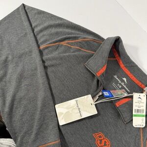 Tommy Bahama Sport Final Score Half-Zip Pullover‎ Ok State Cowboys NWT Large L